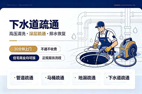 惠州下水道疏通