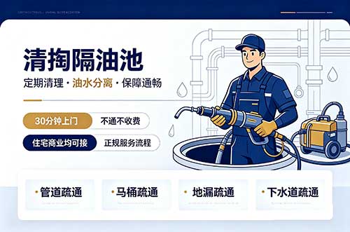 惠州清掏隔油池